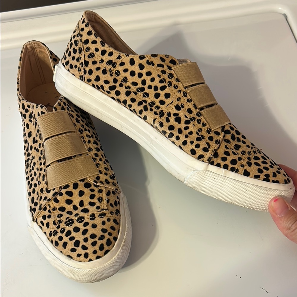 Blowfish Animal Print Slip-On Sneakers